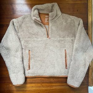 Girlfriend collective quarter zip fleece